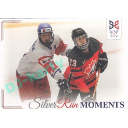 2023/24 Legendary Cards Hlinka Gretzky Cup Young Lions #SRM-46 Češi ve finále čelili Kanadě Silver Run Moments