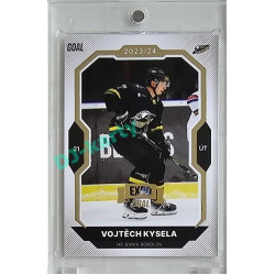 2023/24 Goal cards Chance Liga 2. série #369 Vojtěch Kysela Expo Gold 1of7