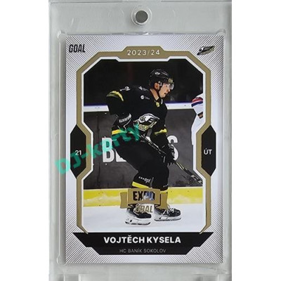 2023/24 Goal cards Chance Liga 2. série #369 Vojtěch Kysela Expo Gold 1of7