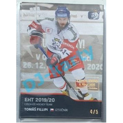 2020 MK reprezentace Tomáš Filippi #5 4/5 Silver Czech Expo