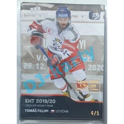 2020 MK reprezentace Tomáš Filippi #5 4/5 Silver Czech Expo