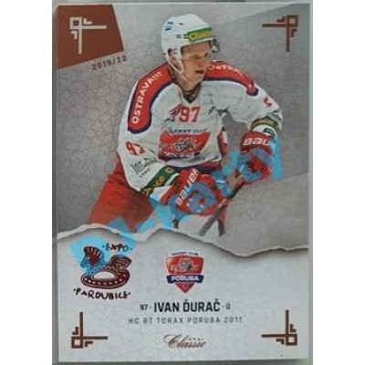 2019/20 OFS Chance liga Ivan Ďurač #244 x/6 Expo Pard.