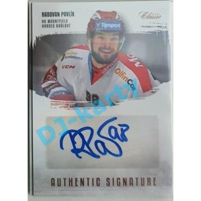2019/20 OFS Radovan Pavlík #AS-RPA 4/6 Authentic Signature Rainbow (Level 1)