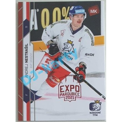 2021 MK reprezentace Andrej Nestrašil EHT #26 2/5 Expo Red