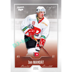 2022/23 Goal Cards Chance Liga Update #476 Jan Mandát Silver 1 of 60