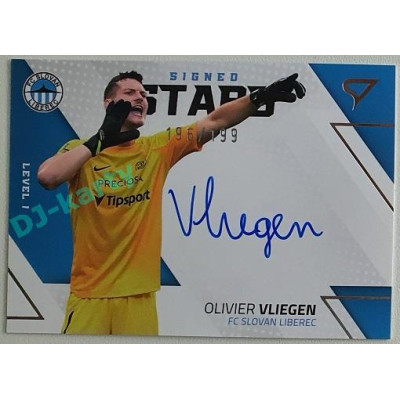 2022/23 Sportzoo Fortuna Liga 1. série #SL1-OV Oliver Vliegen Sign STARS level 1 196/199