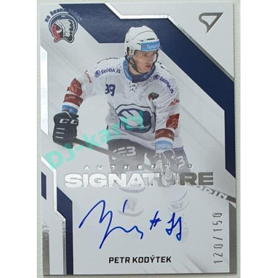 2022/23 Sportzoo ELH 1. série #AS1-KO Petr Kodýtek Signature level 1 xxx/150