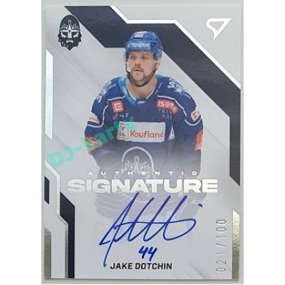 2022/23 Sportzoo ELH 2. série #AS2-JD Jake Dotchin Signature level 2 xxx/100