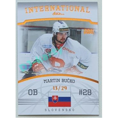 2022/23 Goal Cards Chance Liga 2. série #IT-11 Martin Bučko International Team Parallel 13/29