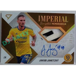2022/23 Sportzoo Fortuna Liga 2. série #IM-JA Jakub Jenetzký Imperial Scripted Memorabilia 16/25