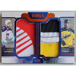 2022/23 Goal Cards Chance Liga Update #D-07 M. Dočekal / J. Kverka Duals Jersey EXPO 5/5