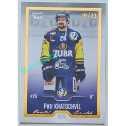 2022/23 Goal Cards Chance Liga Update #447 Petr Kratochvíl Gold xx/23