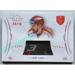 2021/22 OFS The Final Series Lukáš Cingel #STI-CIL 08/10 Game Used Stick Red
