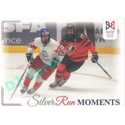 2023/24 Legendary Cards Hlinka Gretzky Cup Young Lions #SRM-47 Češi se ujali vedení, ale Kanada otočila Silver Run Moments