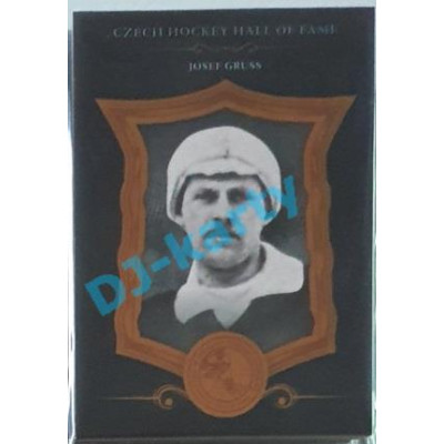 2020 OFS Síň slávy českého hokeje Josef Gruss #SSCH-058 07/25 Black Cut