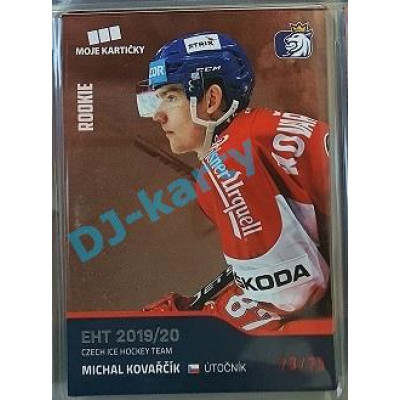 2020 MK reprezentace Michal Kovařčík RC EHT #17 23/25 Red