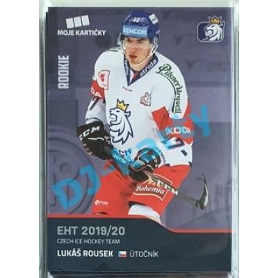 2020 MK reprezentace Lukáš Rousek RC EHT #28 Blue Promo