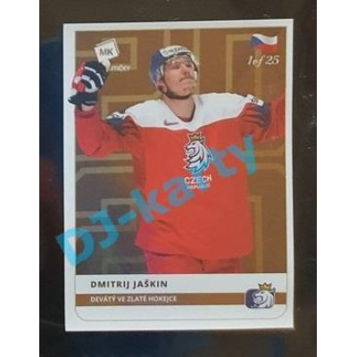 2020 MK Stick Dmitrij Jaškin Devátý ve Zlaté hokejce #09 1 of 25 Bronze
