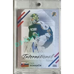 2023/24 Goal cards Chance Liga 2. série #IN-06 Patrik Romančík International Autograph xx/25