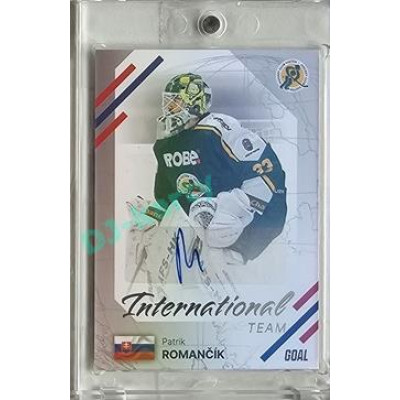 2023/24 Goal cards Chance Liga 2. série #IN-06 Patrik Romančík International Autograph xx/25