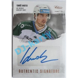 2019/20 OFS Tomáš Knotek #AS-TKN 10/29 Authentic Signature (Level 1)