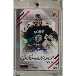 2023/24 Goal cards Chance Liga 2. série #IN-07 Maxim Zhukov International Autograph xx/25