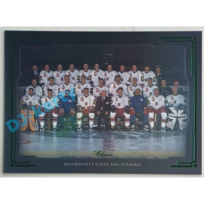 2021/22 OFS The Final Series Mistrovství světa 2002 Švédsko #HCNT-52 11/20 History of Czech National Teams Emerald
