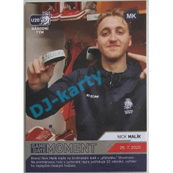 2021 MK reprezentace Nick Malík GDM #86 1/5 Blue