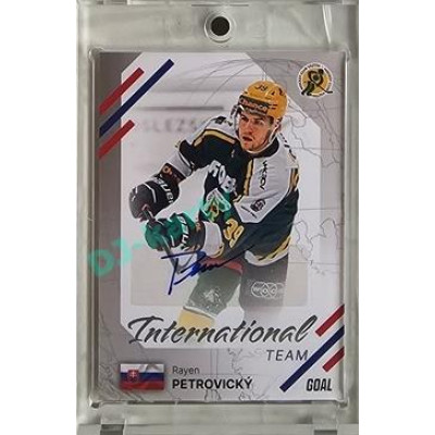 2023/24 Goal cards Chance Liga 2. série #IN-08 Rayen Petrovický International Autograph xx/25