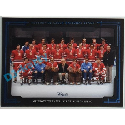 2021/22 OFS The Final Series Mistrovství světa 1978 Československo #HCNT-30 6/9 History of Czech National Teams