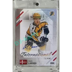 2023/24 Goal cards Chance Liga 2. série #IN-09 Mads Larsen International Autograph xx/25