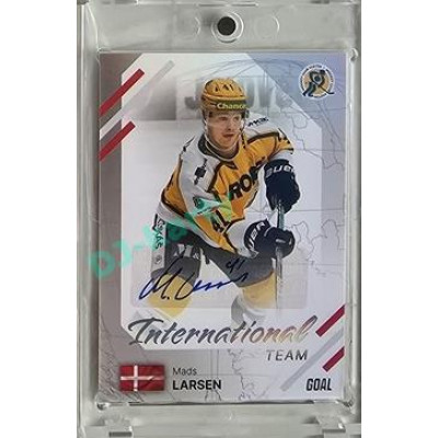 2023/24 Goal cards Chance Liga 2. série #IN-09 Mads Larsen International Autograph xx/25