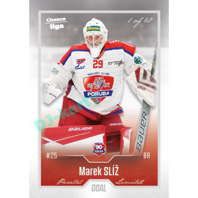 2022/23 Goal Cards Chance Liga Update #484 Marek Slíž Silver 1 of 60