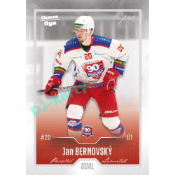 2022/23 Goal Cards Chance Liga Update #486 Jan Bernovský Silver 1 of 60