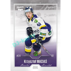 2022/23 Goal Cards Chance Liga Update #489 Krzysztof Macias Silver 1 of 60