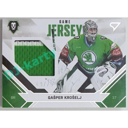2021/22 Sportzoo TIPSPORT ELH Gašper Krošelj #JS-GK 49/75 Game Jersey