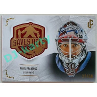 2021/22 Legendary Cards SAVES HELP MEMORABILIA SERIES #SH-006 Pavel Francouz Red xx/50