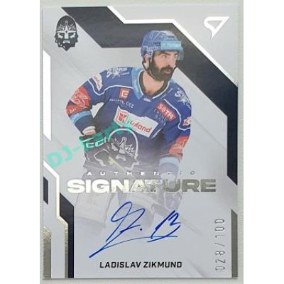 2022/23 Sportzoo ELH 2. série #AS2-LZ Ladislav Zikmund Signature level 2 xxx/100