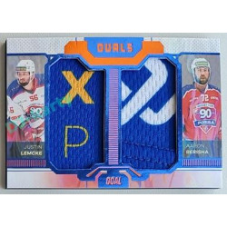2022/23 Goal Cards Chance Liga Update #D-10 J. Lemcke / A. Berisha Duals Jersey EXPO 5/5