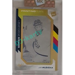 2023 MK The Gamers #PP-JR Jan Růžička 2021 Printing Plate 1/1 Cyan