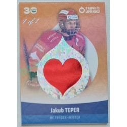 2022/23 Goal cards Chance Liga O kapku lepší hokej #KN-16 Jakub Teper Rainbow 1/1