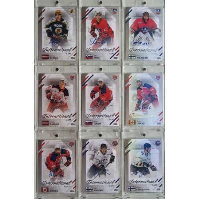 2023/24 Goal cards Chance Liga 2. série kompletní set 30ks International Autograph xx/25