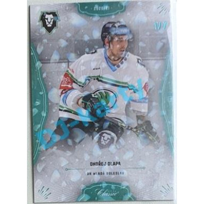 2020/21 OFS 2. série Ondřej Dlapa #241 1/7 Blue Aquadropp