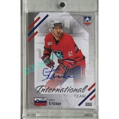 2023/24 Goal cards Chance Liga 2. série #IN-11 Miha Štebih International Autograph xx/25