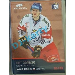 2020 MK reprezentace Jakub Krejčík EHT #18 05/25 Red