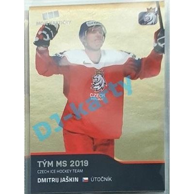 2020 MK reprezentace Dmitrij Jaškin Tým MS 2019 #61 Gold Promo