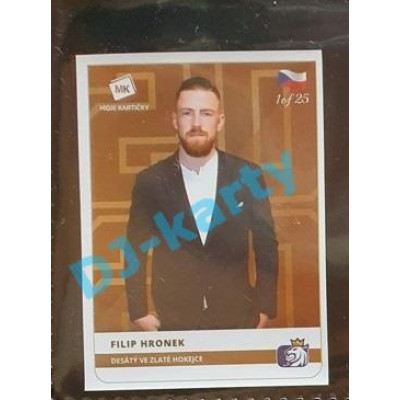 2020 MK Stick Filip Hronek Desátý ve Zlaté hokejce #10 1 of 25 Bronze