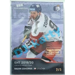 2020 MK reprezentace Radim Zohorna #43 2/5 Blue Czech Expo
