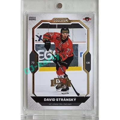 2023/24 Goal cards Chance Liga 2. série #390 David Stránský Expo Gold 1of7