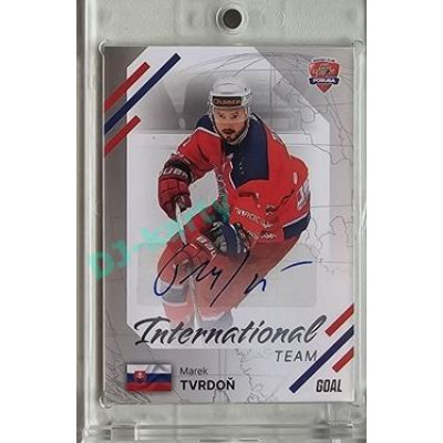 2023/24 Goal cards Chance Liga 2. série #IN-14 Marek Tvrdoň International Autograph xx/25